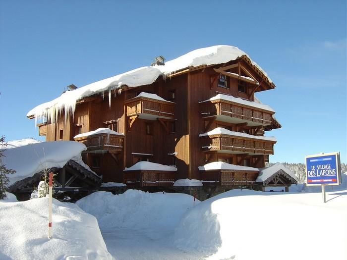 Location au ski Résidence Village des Lapons G - Les Saisies - Extérieur hiver