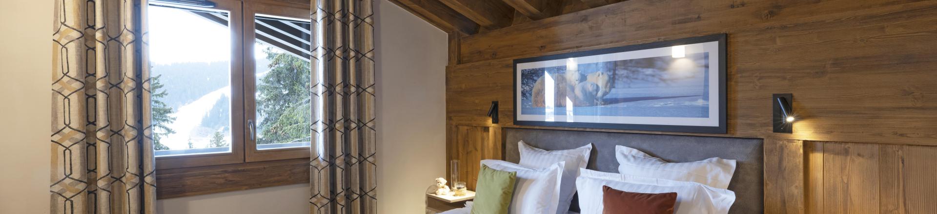 Alquiler al esquí Apartamento dúplex 5 piezas 10 personas - Résidence Amaya - Les Saisies - Habitación