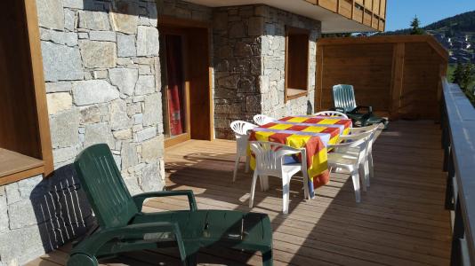 Rent in ski resort 3 room apartment 6 people (AKAA02) - AKASHA A - Les Saisies - Balcony