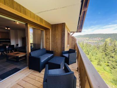 Rent in ski resort 3 room apartment 6 people (C08) - AKASHA C - Les Saisies - Balcony