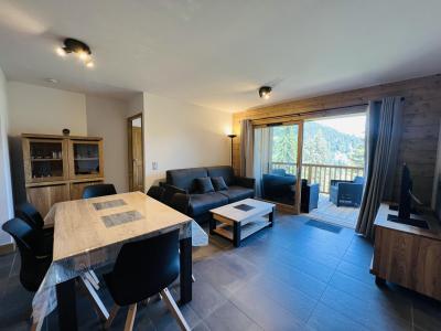 Rent in ski resort 3 room apartment 6 people (C08) - AKASHA C - Les Saisies - Living room