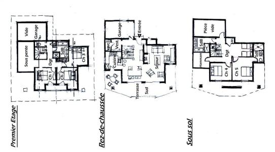 Ski verhuur Chalet 6 kamers 14 personen - Chalet Artiste - Les Saisies - Appartementen