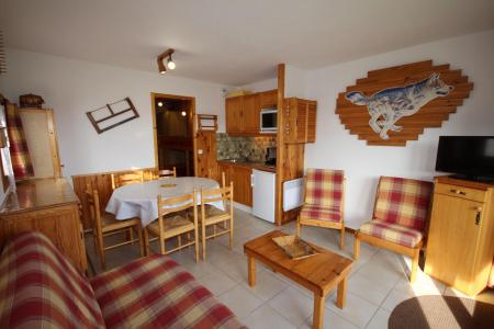 Wynajem na narty Apartament 2 pokojowy kabina 6 osób (106) - Chalet Cristal 1 - Les Saisies - Pokój gościnny