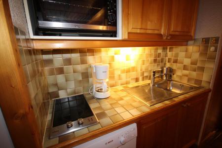 Wynajem na narty Apartament 2 pokojowy z antresolą 6 osób (215) - Chalet Cristal 2 - Les Saisies - Aneks kuchenny