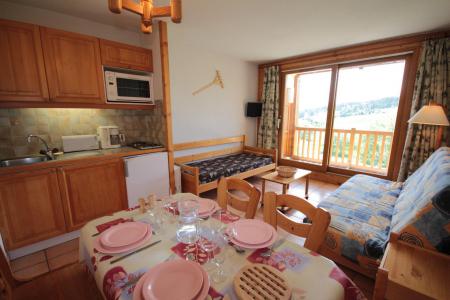 Ski verhuur Studio cabine 5 personen (207) - Chalet Cristal 2 - Les Saisies - Woonkamer