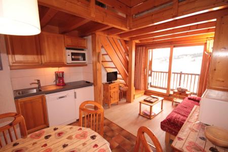 Wynajem na narty Apartament 3 pokojowy z antresolą 8 osób (312) - Chalet Cristal 3 - Les Saisies - Pokój gościnny