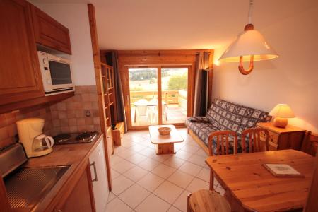 Location au ski Studio cabine 4 personnes (303) - Chalet Cristal 3 - Les Saisies - Séjour