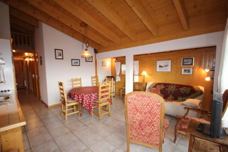 Ski verhuur Appartement 3 kabine kamers 6 personen (615) - Chalet Cristal 6 - Les Saisies - Woonkamer