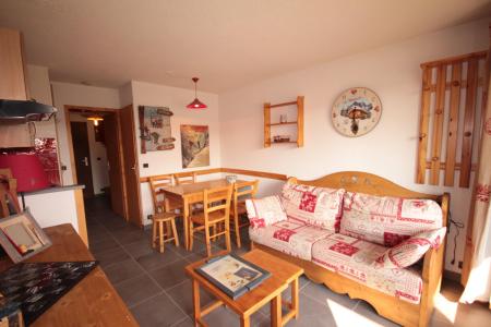 Ski verhuur Studio bergnis 4 personen (113) - Chalet du Lac 1 - Les Saisies - Woonkamer