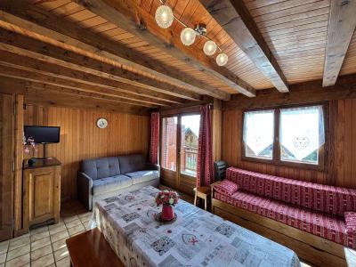 Skiverleih 2-Zimmer-Appartment für 6 Personen (003) - Chalet Eglantine - Les Saisies - Wohnzimmer