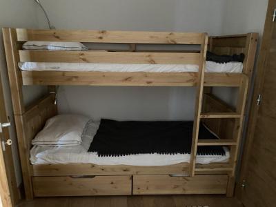 Skiverleih 3-Zimmer-Holzhütte für 6 Personen (21) - Chalet Jorasse 1 A - Les Saisies - Offener Schlafbereich