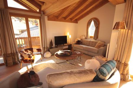 Rent in ski resort 5 room apartment 11 people (19) - Chalet Jorasse 1 A - Les Saisies - Living room