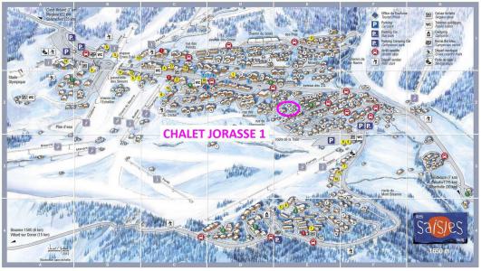 Soggiorno sugli sci Chalet Jorasse 1 A - Les Saisies - Mappa