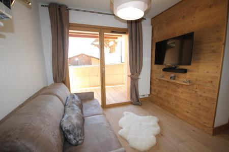 Skiverleih 3-Zimmer-Appartment für 6 Personen (01) - Chalet Jorasse 1 B - Les Saisies - Wohnzimmer