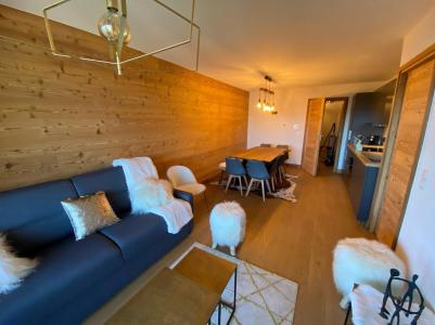 Skiverleih 4-Zimmer-Appartment für 8 Personen (A03) - Chalet Jorasse 2B - Les Saisies - Wohnzimmer