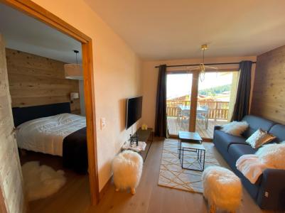 Rent in ski resort Chalet Jorasse 2B - Les Saisies - Living room