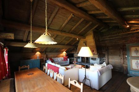 Rent in ski resort 7 room chalet 11 people - Chalet Jubier - Les Saisies - Living room