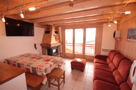 Wynajem na narty Apartament 4 pokojowy z antresolą 8 osób (010) - Chalet le Bois Joly - Les Saisies - Pokój gościnny