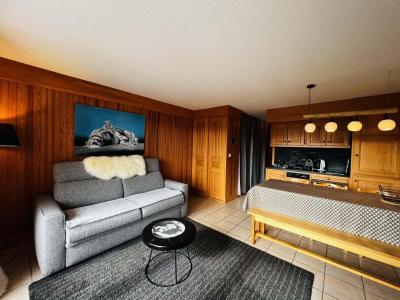 Ski verhuur Appartement 2 kabine kamers 6 personen (EPIL06) - EPILOBE - Les Saisies - Woonkamer