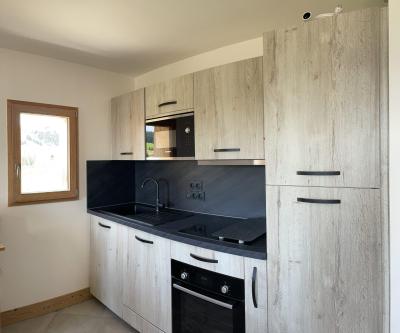 Wynajem na narty Apartament 3 pokojowy z antresolą 6 osób (002) - FLEUR DES CIMES - Les Saisies - Kuchnia