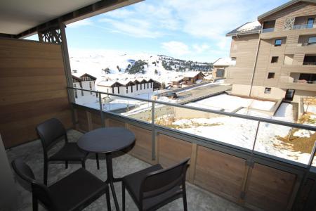 Rent in ski resort 3 room apartment 6 people (G25) - Les Chalets des Cimes - Les Saisies - Balcony