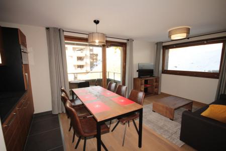 Ski verhuur Appartement 3 kamers 6 personen (G25) - Les Chalets des Cimes - Les Saisies - Eethoek