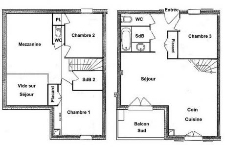Alquiler al esquí Apartamento 4 piezas mezzanine para 8 personas (FERJ07) - Les Fermes du Beaufortain J - Les Saisies - Apartamento