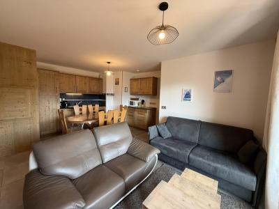 Rent in ski resort 3 room apartment 6 people (05) - Résidence Akasha A - Les Saisies - Living room
