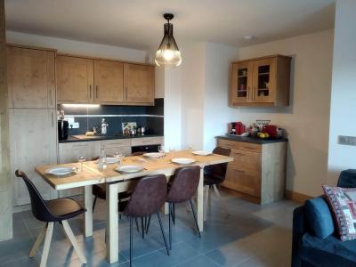 Rent in ski resort 3 room apartment 6 people (AKAA02) - Résidence Akasha A - Les Saisies - Living room