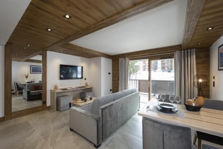 Rent in ski resort 2 room apartment 4 people - Résidence Amaya - Les Saisies - Living room
