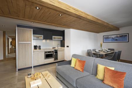 Rent in ski resort 3 room apartment 6 people (Prestige) - Résidence Amaya - Les Saisies - Living room