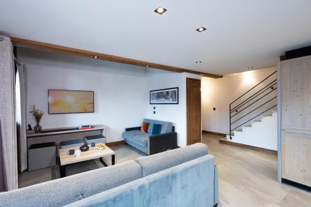 Rent in ski resort 5 room duplex apartment 10 people - Résidence Amaya - Les Saisies - Living room