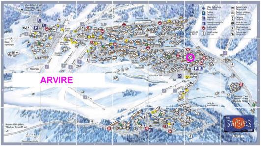 Alquiler al esquí Résidence Arvire - Les Saisies - Plano