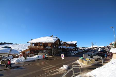 Vacances en montagne Résidence Cascade - Les Saisies - Extérieur hiver