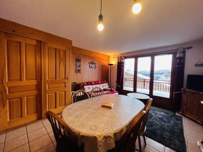 Rent in ski resort 2 room apartment cabin 6 people (EPIL03) - Résidence Epilobe - Les Saisies - Living room