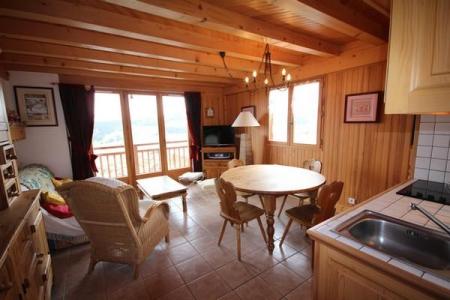 Wynajem na narty Apartament 4 pokojowy z antresolą 6 osób (05) - Résidence Epilobe - Les Saisies - Pokój gościnny