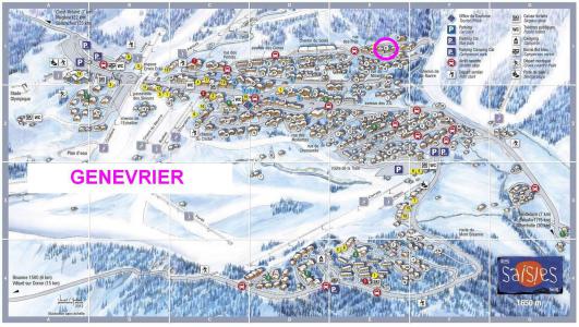 Rent in ski resort Résidence Genevrier - Les Saisies - Plan