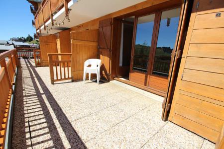 Ski verhuur Appartement 2 kamers 4 personen (003) - Résidence Genevrier - Les Saisies - Terras