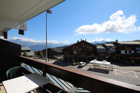 Rent in ski resort Studio sleeping corner 4 people (1103) - Résidence Grand Mont 1 - Les Saisies - Terrace