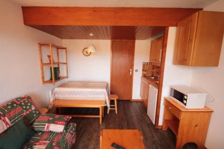 Ski verhuur Studio cabine 4 personen (2215) - Résidence Grand Mont 2 - Les Saisies - Woonkamer