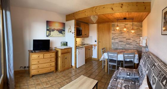 Rent in ski resort Studio sleeping corner 4 people (4416) - Résidence Grand Mont 4 - Les Saisies - Living room