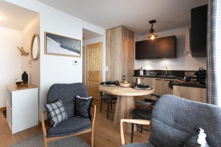 Rent in ski resort Studio cabin 2 people - Résidence l'Altarena - Les Saisies - Living room