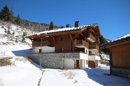 Vacances en montagne Résidence la Perle des Alpes B - Les Saisies - Extérieur hiver