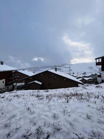 Vacances en montagne Studio cabine 4 personnes (4) - Résidence le Glacier B - Les Saisies - Extérieur hiver