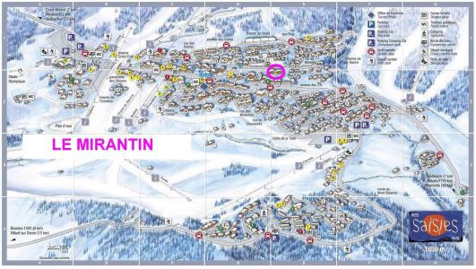 Location au ski Résidence le Mirantin - Les Saisies - Plan