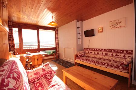 Ski verhuur Studio cabine 4 personen (016) - Résidence le Mirantin - Les Saisies - Woonkamer