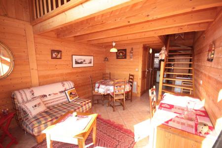Rent in ski resort 2 room apartment 5 people (025) - Résidence le Tavaillon - Les Saisies - Living room