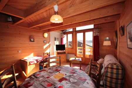 Ski verhuur Appartement 2 kamers 5 personen (025) - Résidence le Tavaillon - Les Saisies - Woonkamer