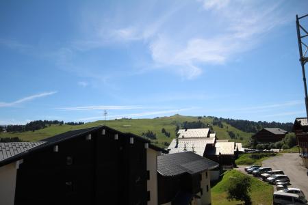 Skiverleih Wohnung 2 Mezzanine Zimmer 6 Leute (024) - Résidence le Tavaillon - Les Saisies - Balkon