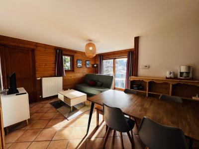 Rent in ski resort 3 room apartment 6 people (12) - Résidence le Village des Lapons C - Les Saisies - Living room
